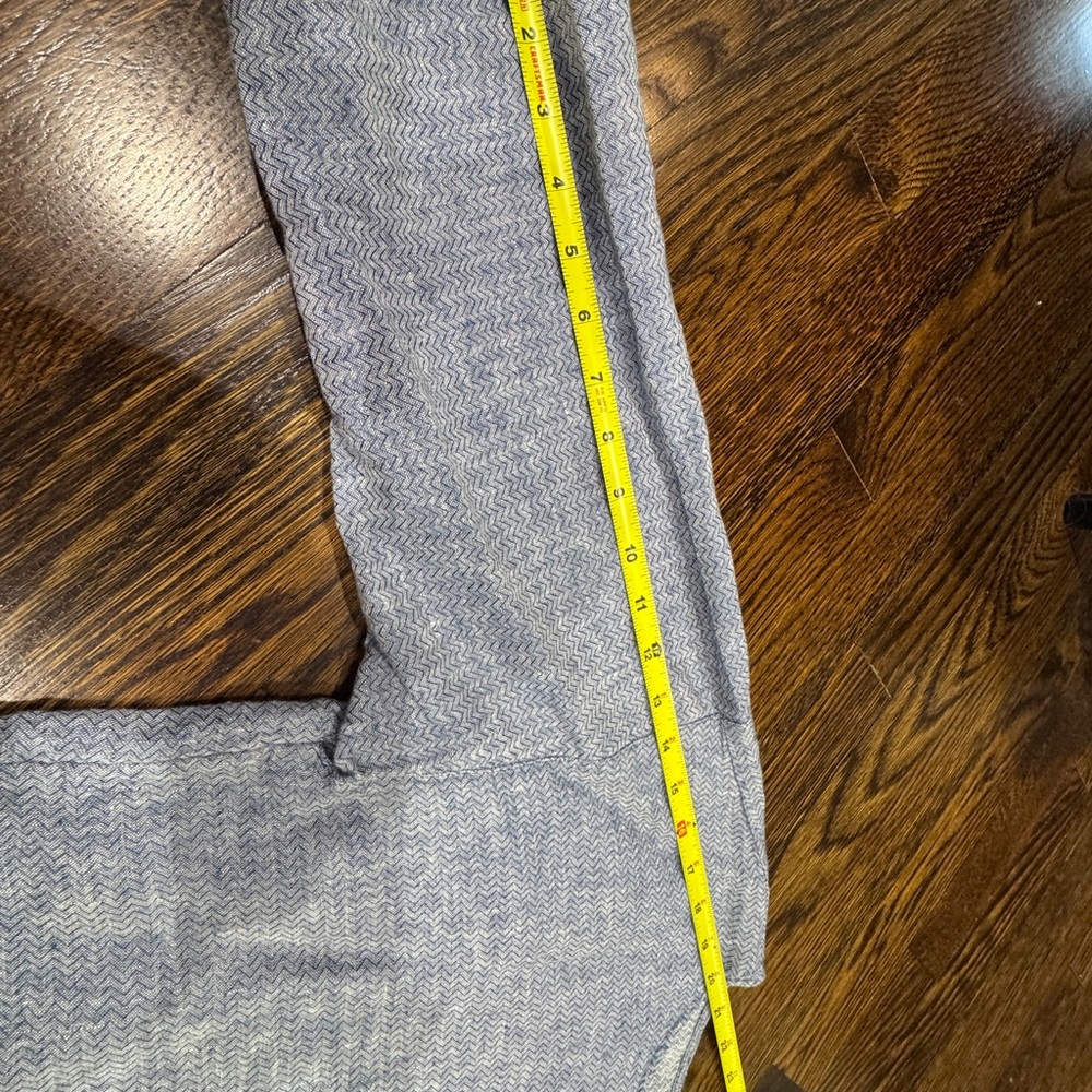 Eileen Fisher Light Blue Linen Boatneck Blouse - Picture 10 of 13
